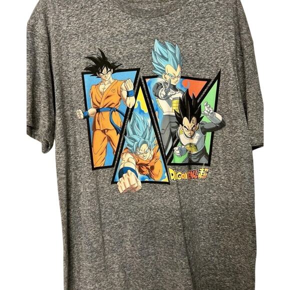 Dragonball Z Adult T-Shirt Triangled Characters XXL - Picture 3 of 3